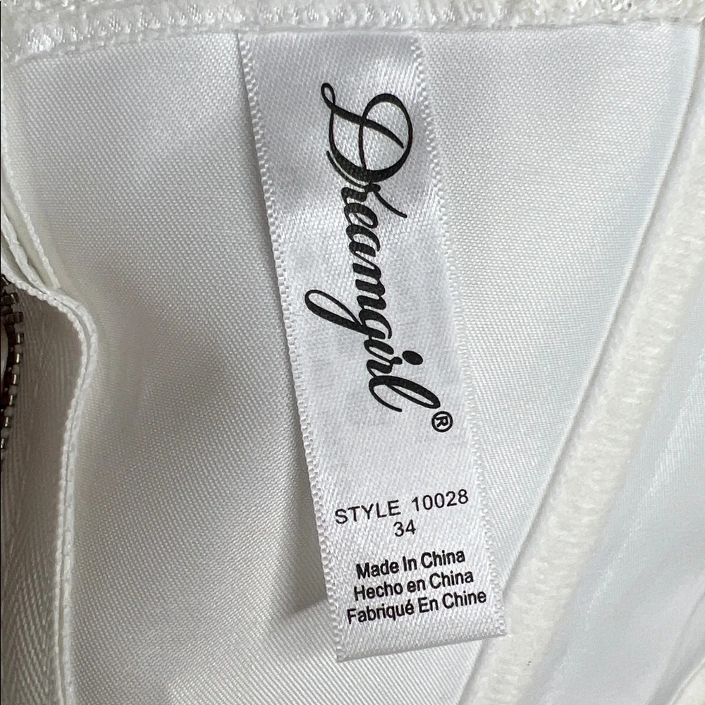 Dreamgirl Satin and Venice Lace Corset Size 34 - Picture 4 of 10